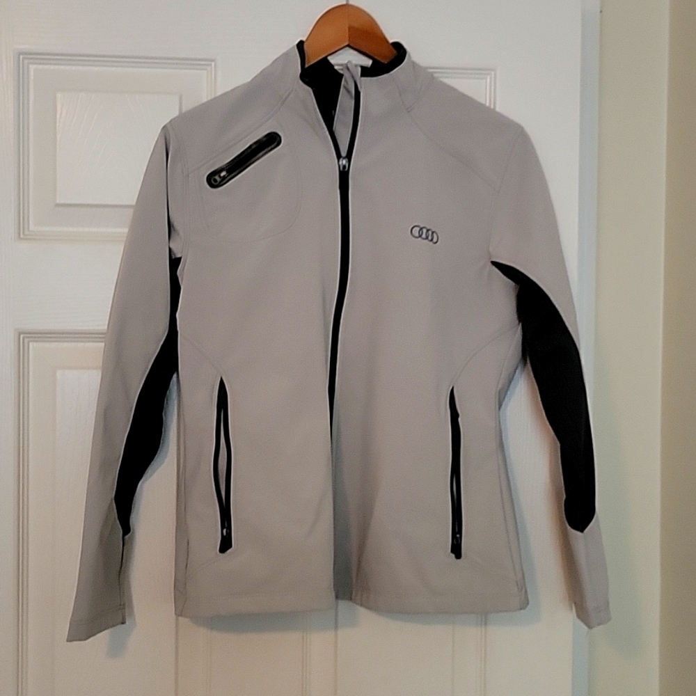 Audi Grey Zip Up Jacket